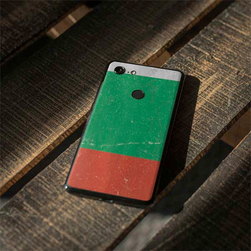 Bulgarian Flag Distressed Google Pixel 3 XL Skin